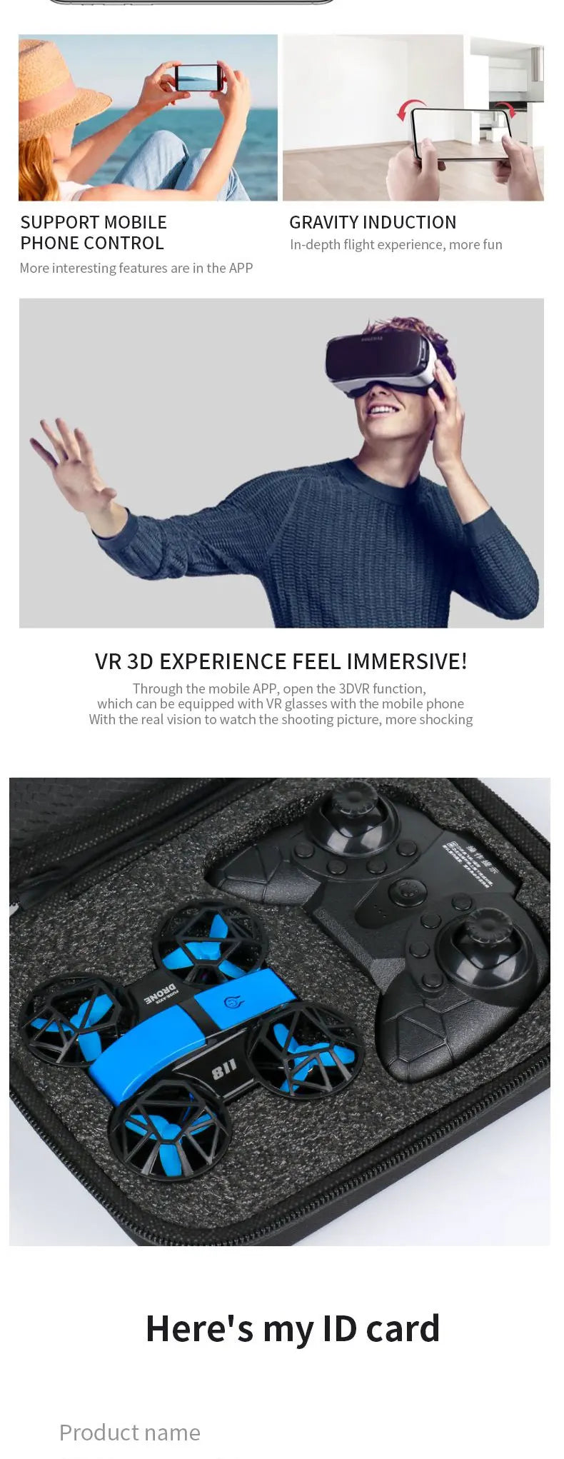 Dowellin D12 Drone Mini Remote Control Aircraft New Children's Toy HD Dual Camera Fixed Height RC Quadcopter Starter Gifts