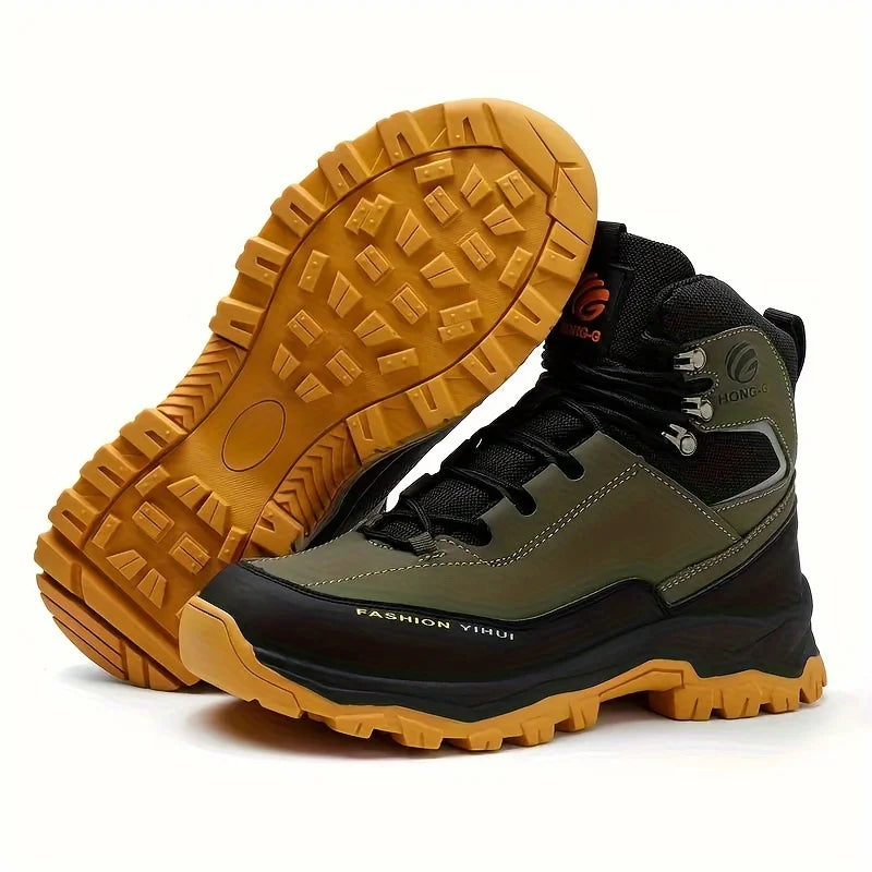 Safety Shoes Steel Toe Boots for Men Slip Resistant Work Shoes Anti-Puncture Anti-smash Work Sneakers Protective Shoes