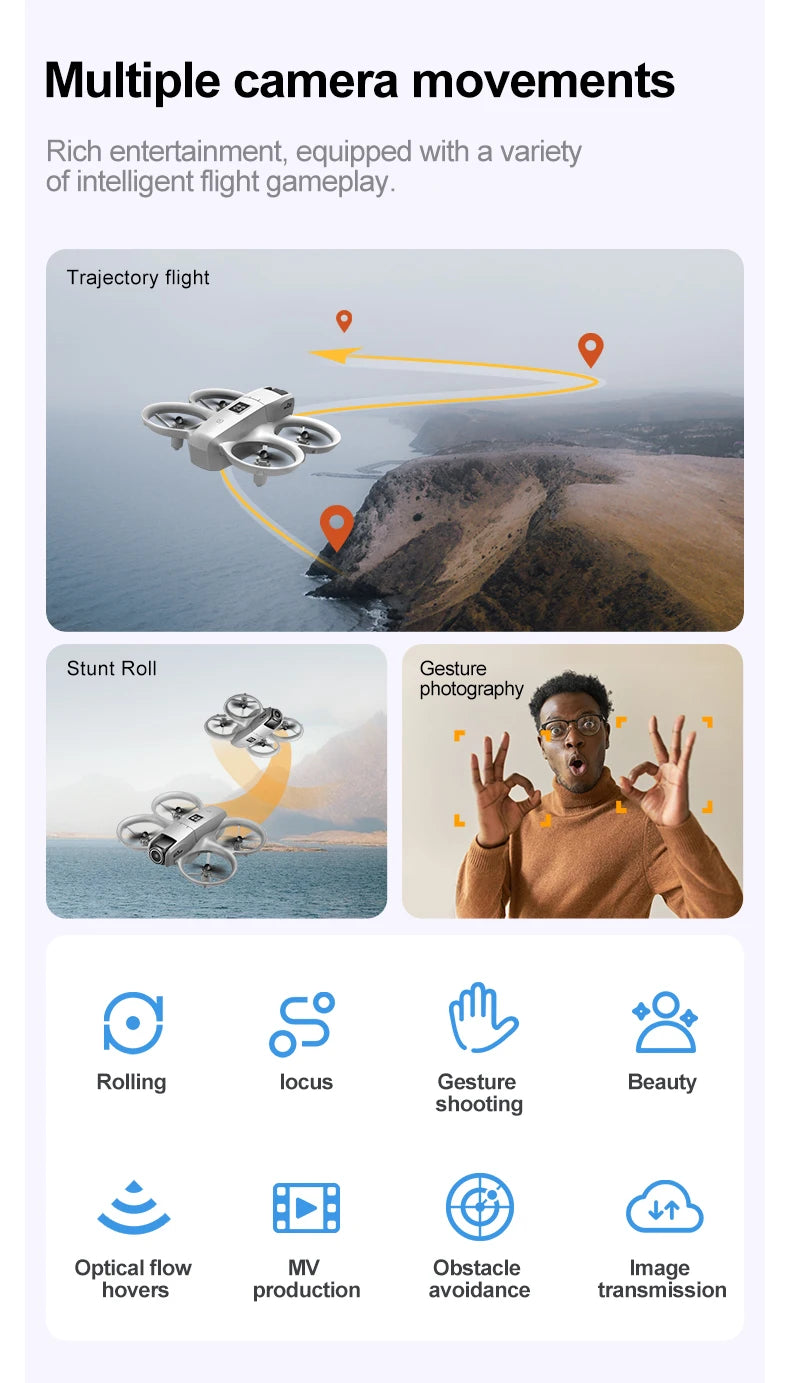 NEW Original GT3 MINI Drone 8K GPS Professional HD Aerial Photography Remote Control Aircraft HD Dual Camera Quadcopter Toy Gift
