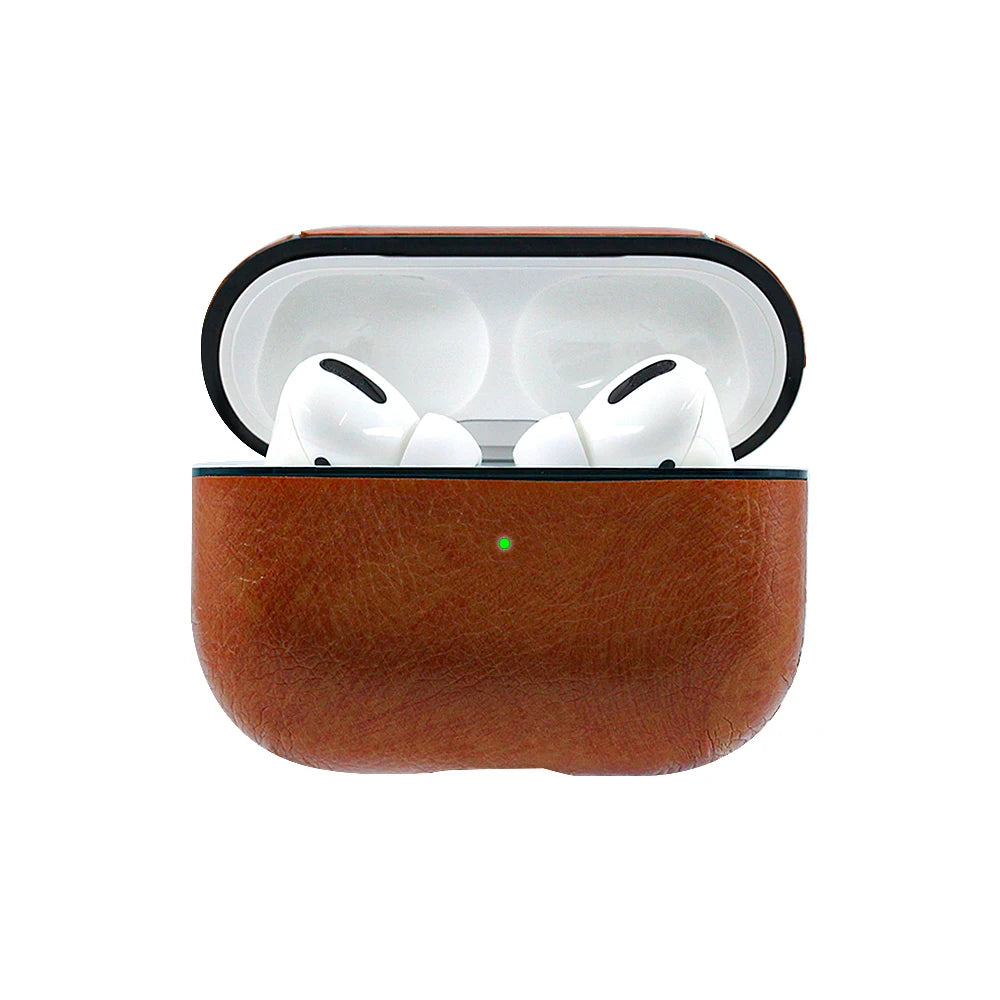 Suitable for airpods 2 Case luxury  leather wireless headset protective shell 1 airpods Pro case 3 protective cover full-cover