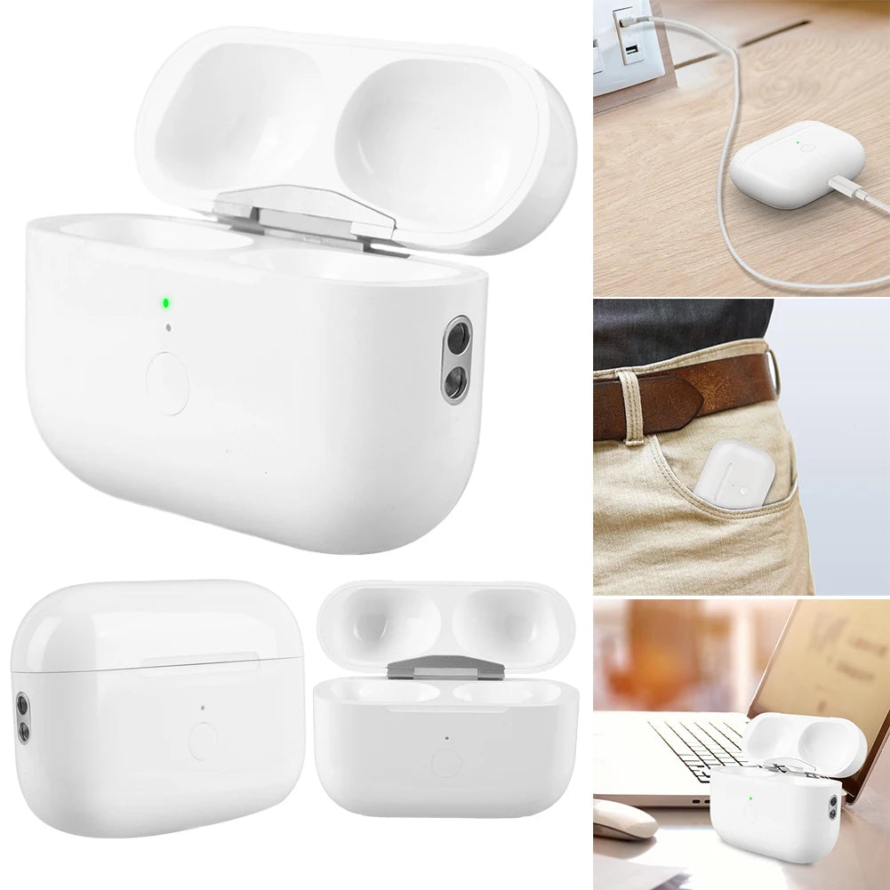 Charger Case For IOS/Type-C Port 450mAh with Bluetooth-Compatible Pairing Sync Button for AirPods Pro 2nd 2022 & 1st 2019 Gen