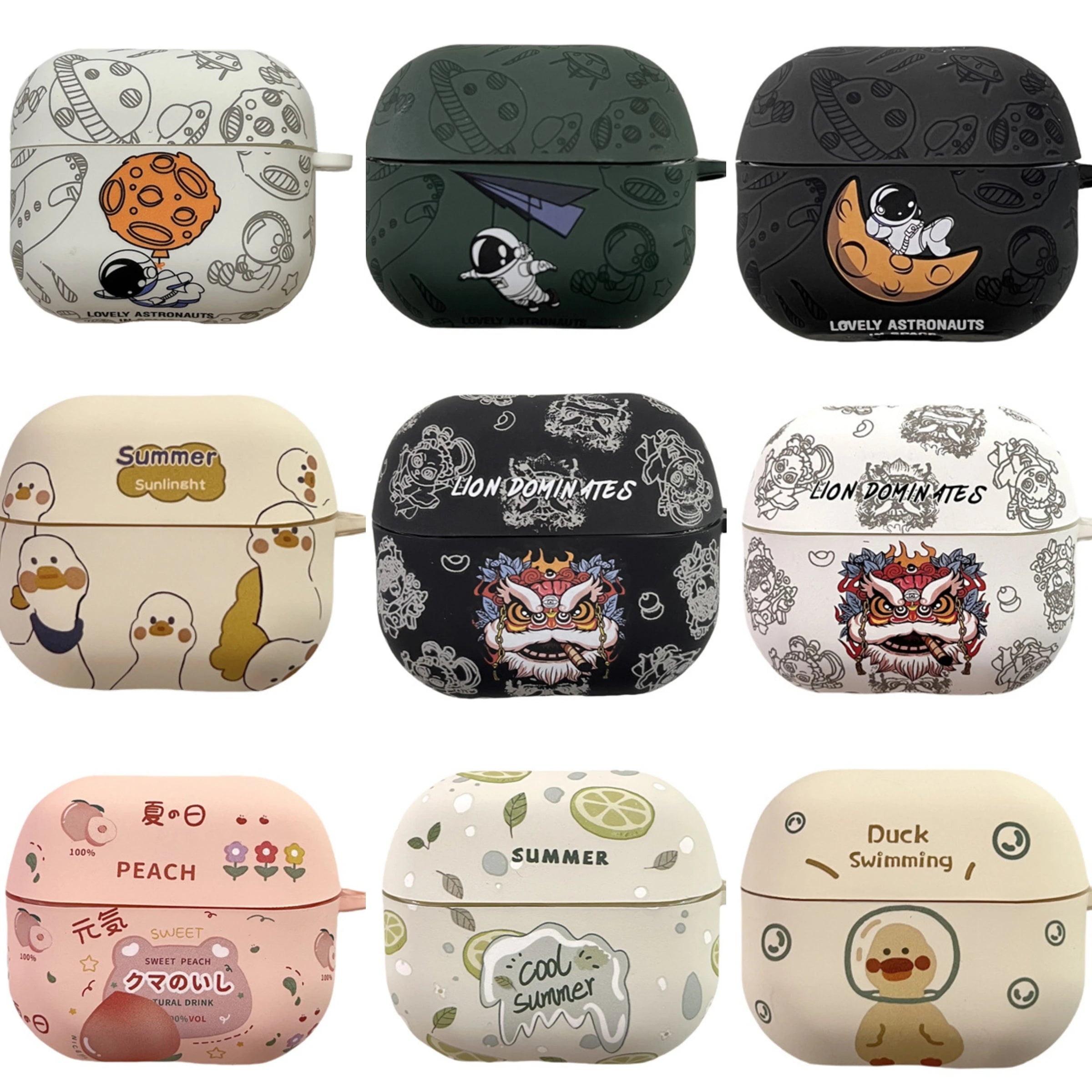 3D Cute Cartoon Silicone Earbuds Cover For Samsung Galaxy Buds 3 Pro Wireless Bluetooth Earphone Case For Samsung Galaxy Buds 3