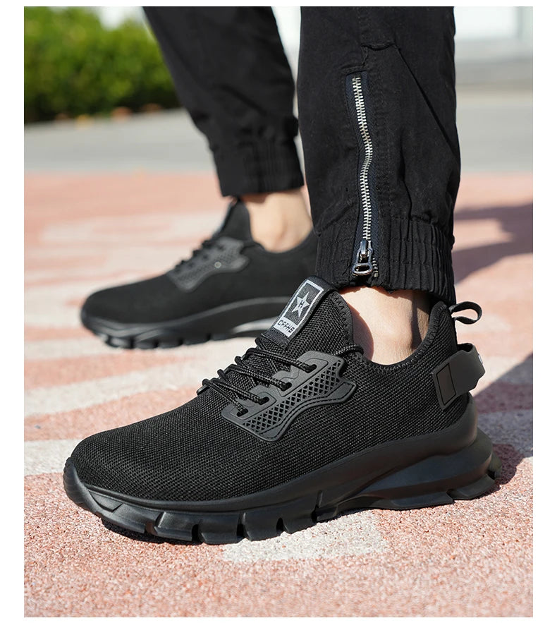 Soft-soled, comfortable, anti-smash, anti-puncture and breathable safety shoes