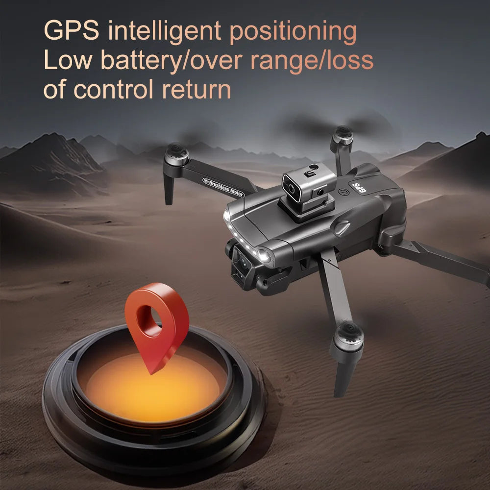 For Xiaomi V198 MAX GPS Drone  8K HD Aerial Photography Dual Camera Brushless Quadrotor Laser Obstacle Avoidance  Aerial Optical