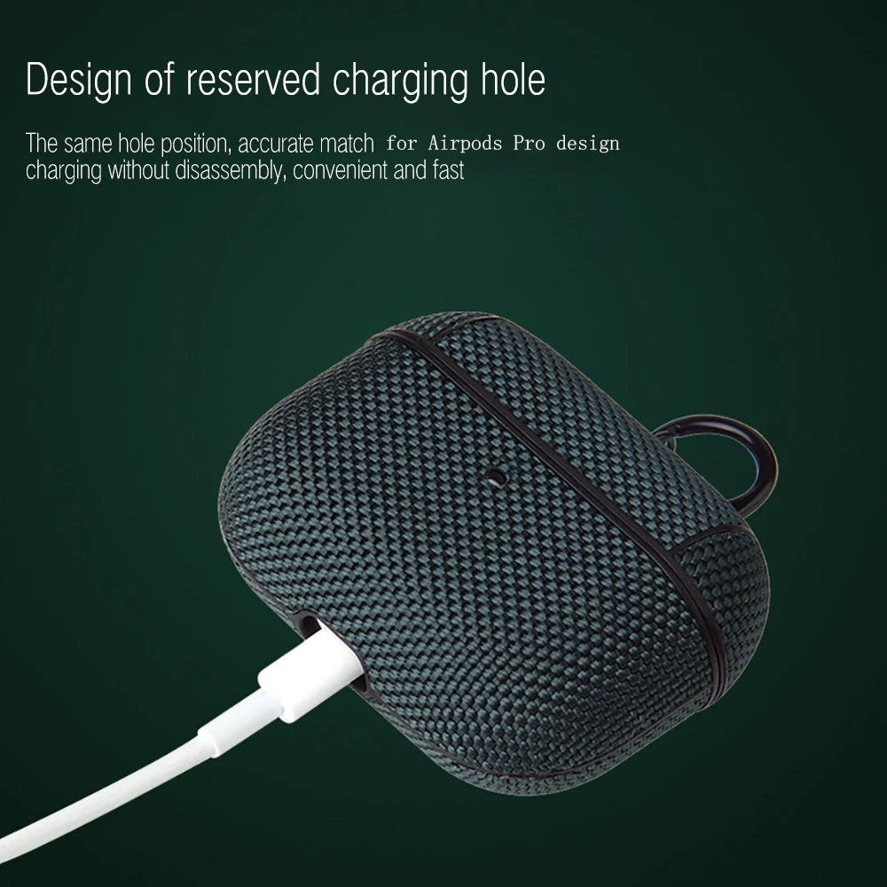 Case for Airpods 4 2024 nylon For AirPodsPro Textile Cloth Air pods 3 2 Airpod pro anti Fingerprints protector for Airpods pro 2