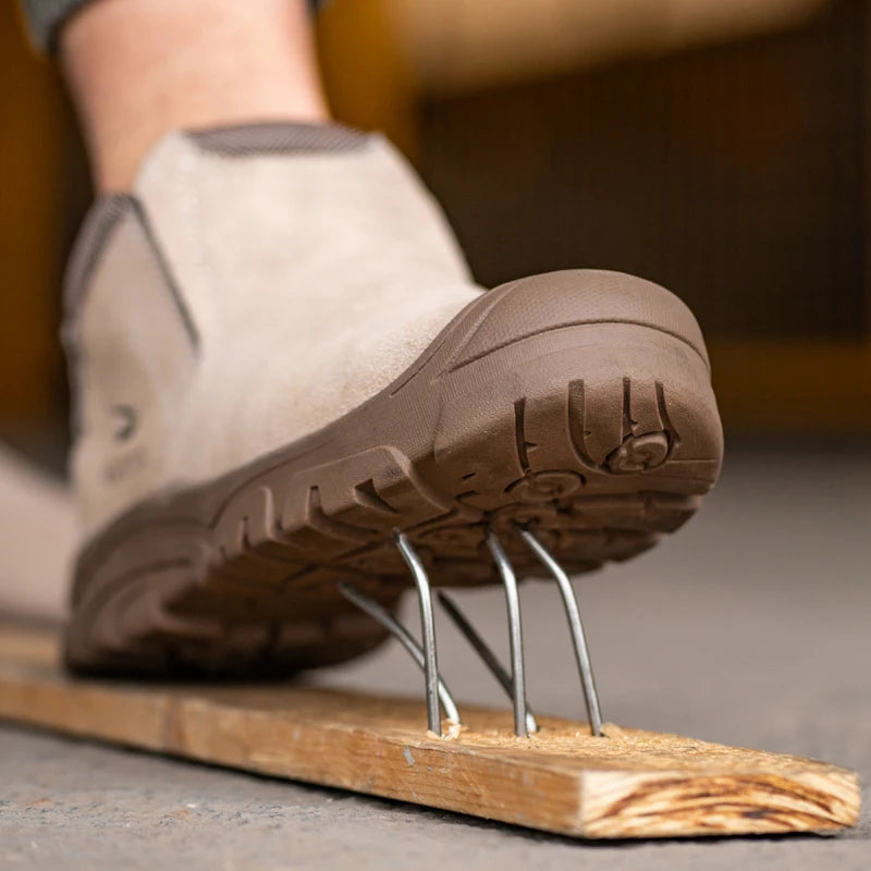 Composite Toe Light Weight Safety Shoes Comfortable Soft Work Sneakers Wear-resisting Anti-Puncture Low Top Casual Walking Shoes