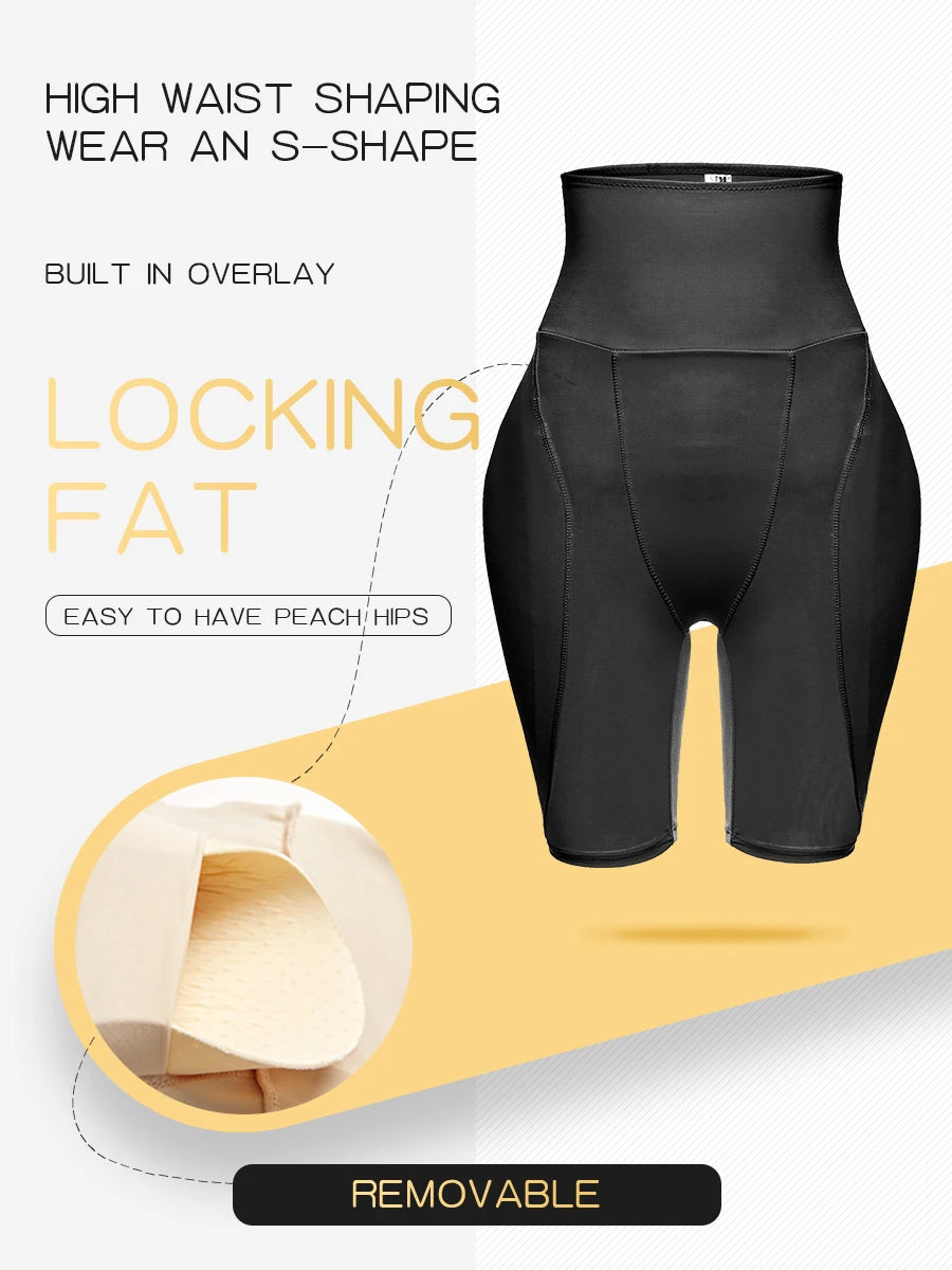 Hip Pads Shapewear Tummy Control Padded Underwear For Women Butt Lifting Panties Curvy Faja Body Shaper Thigh Slimmer Bbl Shorts