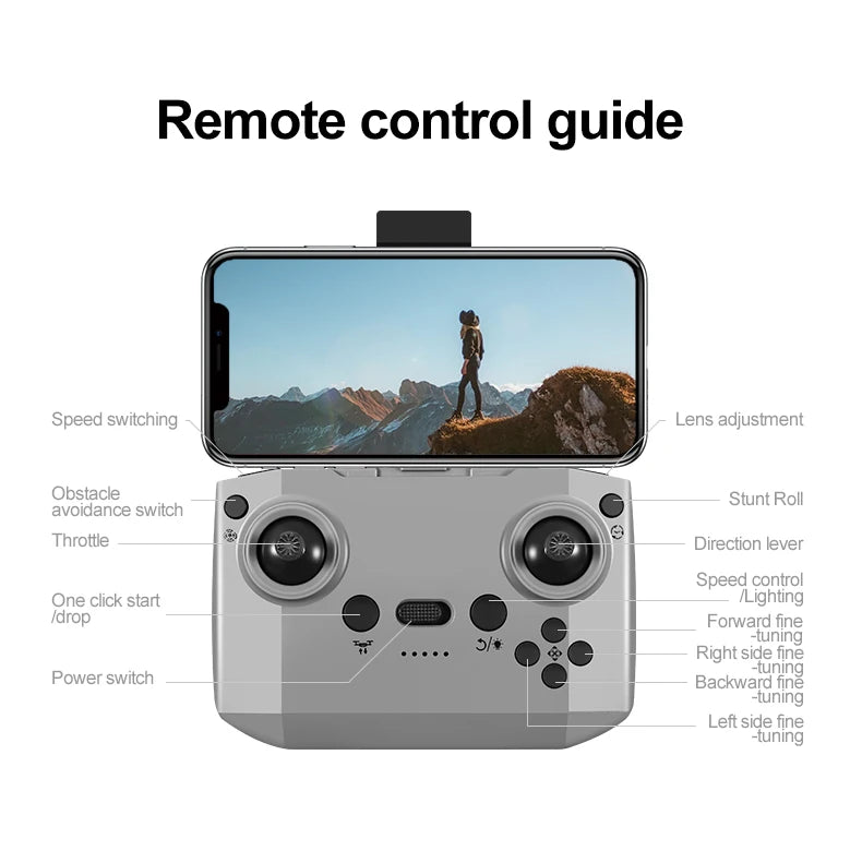 NEW Original GT3 MINI Drone 8K GPS Professional HD Aerial Photography Remote Control Aircraft HD Dual Camera Quadcopter Toy Gift