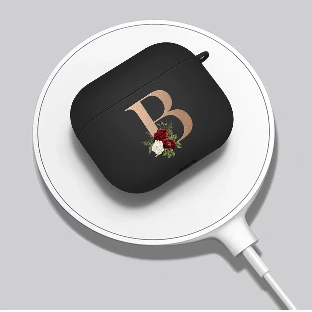For Airpods Pro 2 USB C Case Silicone Letters Earphone Case For Apple AirPods  4 2nd Generation Pro2 Funda Headset Sleeve Case