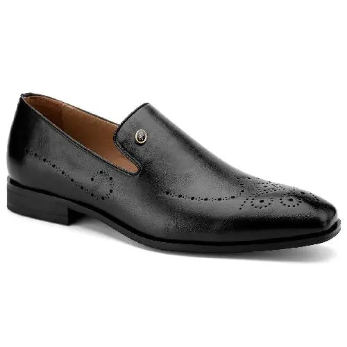 Men's Genuine Leather Loafers Stylish Wedding & Formal Dress Shoes for Parties & Special Occasions