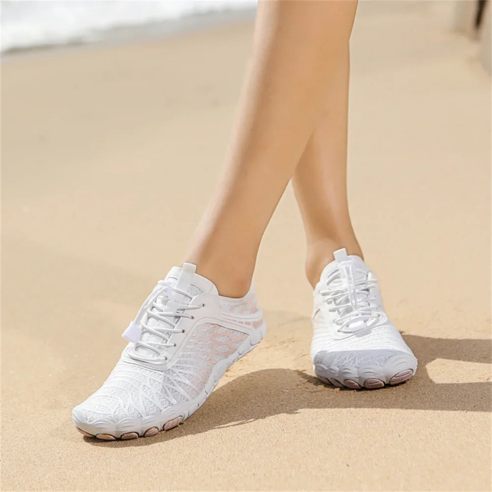 Women Men Aqua Shoes Beach Barefoot Water Sports Sneakers Unisex Summer Lightweight Quick Dry Outdoor Upstream Wading Swimming