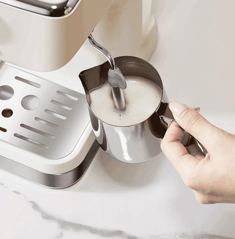20 Bar Electric Coffee Machine Italian Semi-automatic Professional Expresso Coffee Maker Office Small Coffee Machines 220V
