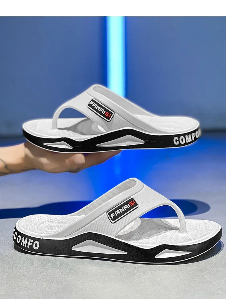 New 2026 Flip Flops For Man Flip-Flops Sports Beach Sandals Men Casual Fashion & Trend Comfortable Shoes House Home Outdoor