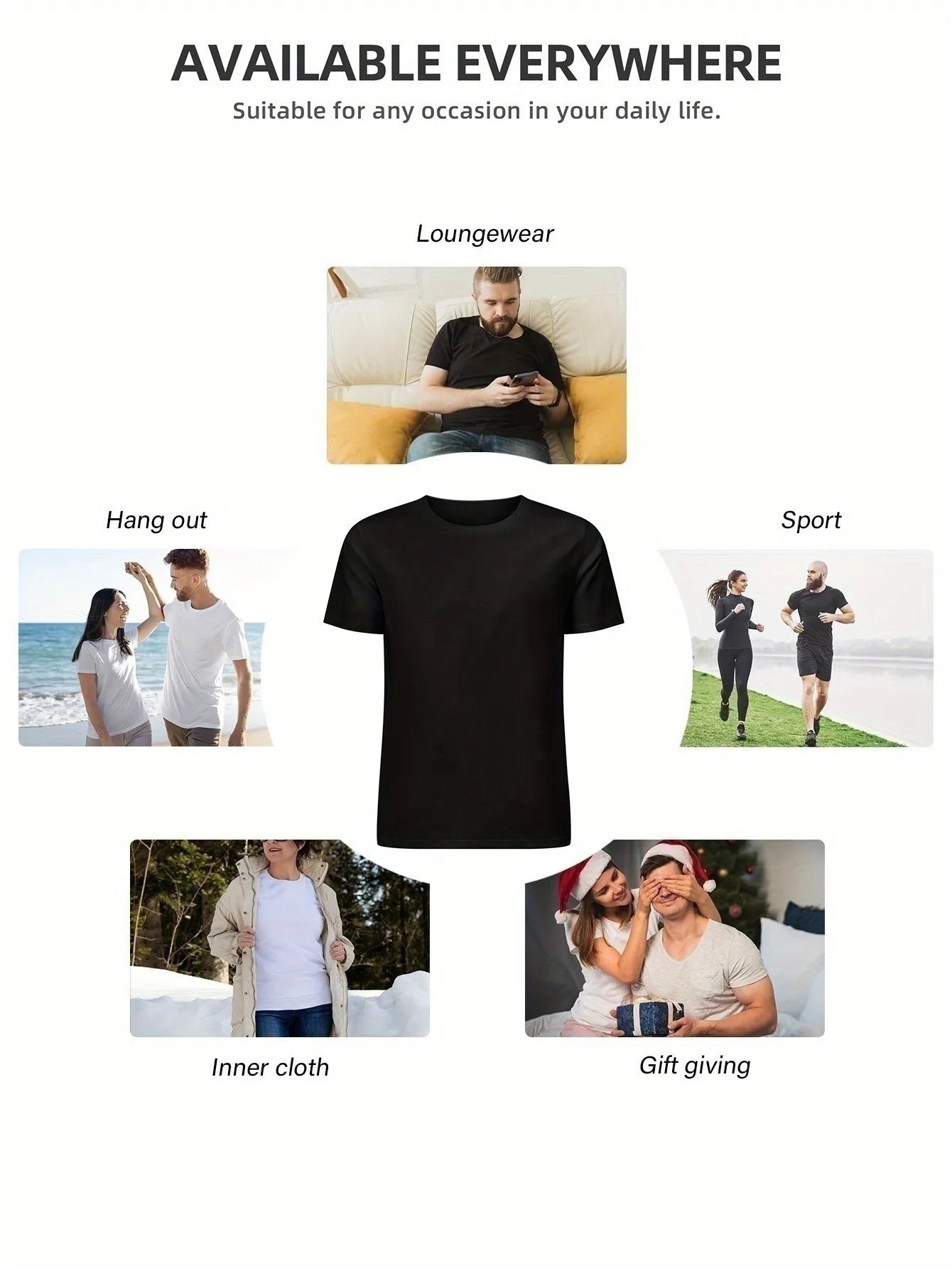 "Gram's Winning Poker Shirt - Casual Men's Black T-Shirt, 100% Cotton, Relaxed Fit, Colorful Card Graphics, Machine Washable"