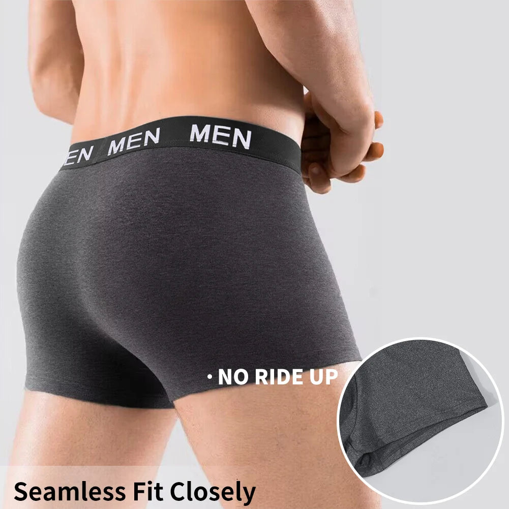 5 pack Men's Underwear Boxer Briefs, Soft Briefs Comfort Boxer Brief for Men