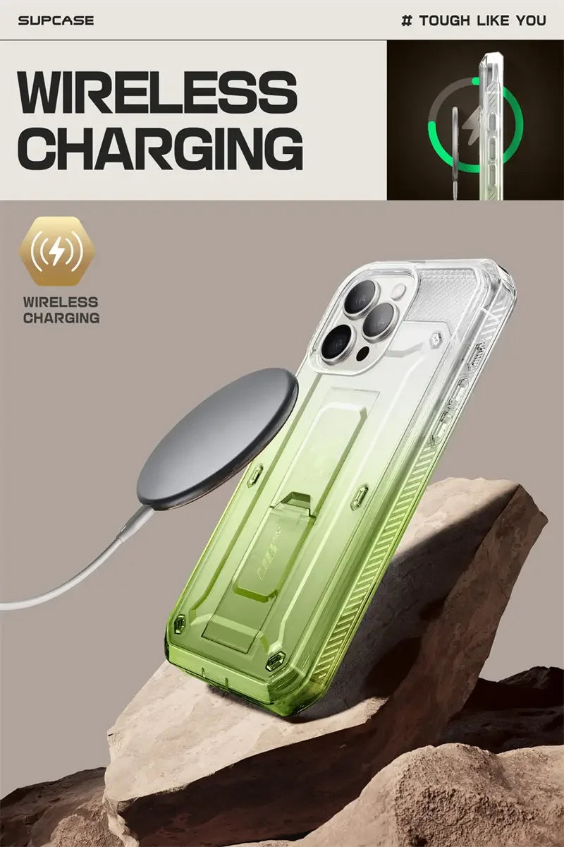 SUPCASE For iPhone 15 Pro Max Case 6.7" (2023) UB Pro Full-Body Rugged Heavy Duty Rugged Case with Built-in Screen Protector