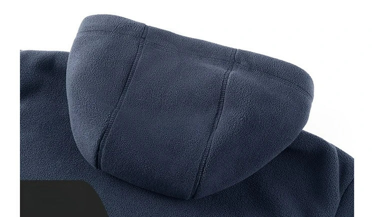 Maxbarley Brand Winter Fleece Jacket Men Casual Thickened Wool Coat Athleisure Design Warm Fashion Hooded Jackets Snow Ski Suit