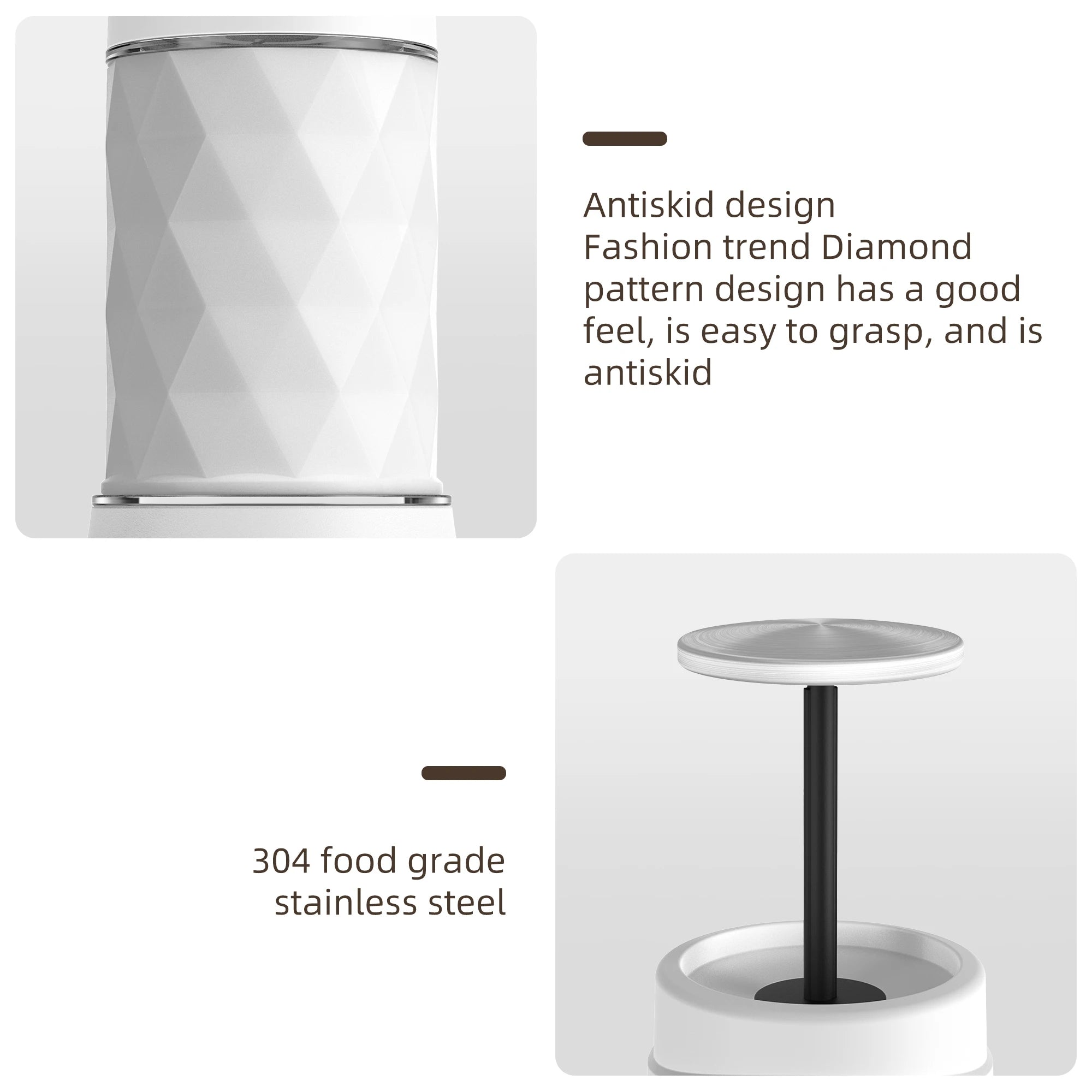 BioloMix Portable Coffee Maker Espresso Machine Hand Press Capsule Ground Coffee Brewer Portable for Travel and Picnic