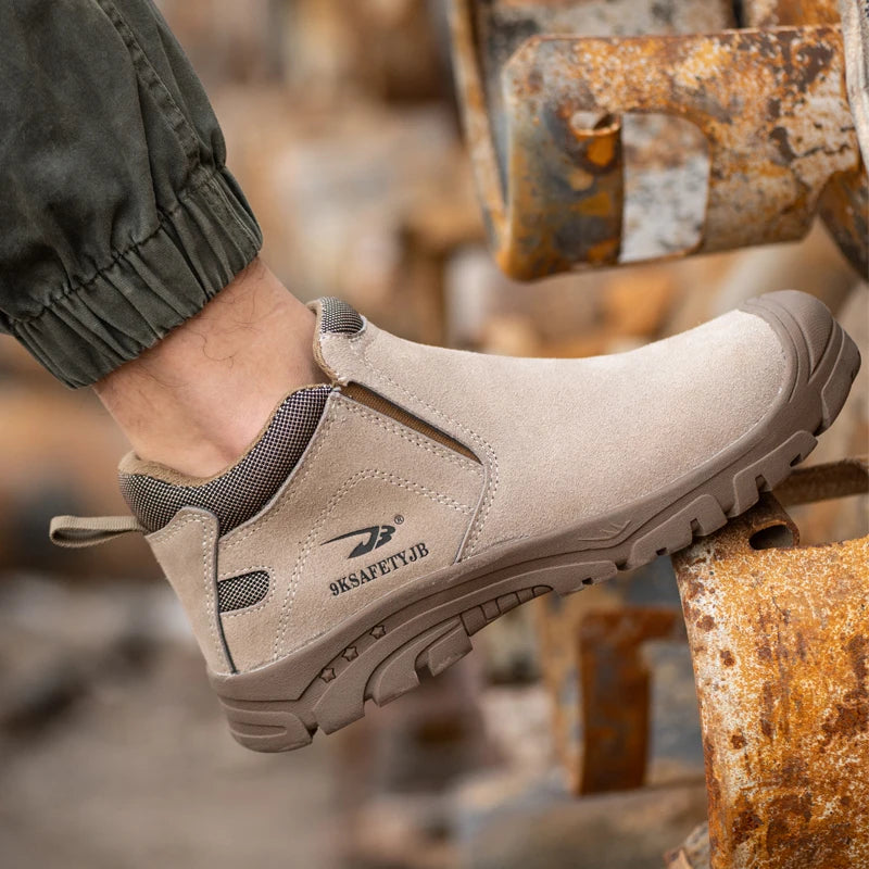 Composite Toe Light Weight Safety Shoes Comfortable Soft Work Sneakers Wear-resisting Anti-Puncture Low Top Casual Walking Shoes