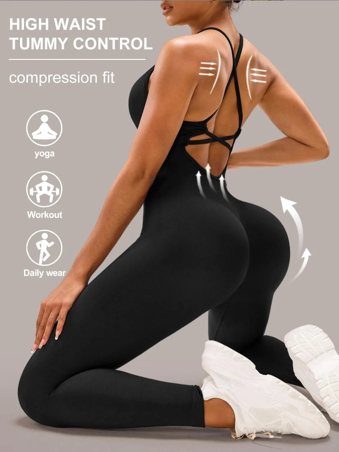 2025 Yoga Sets Gym Jumpsuits Women Sports Overalls Lycra Active Wear Fitness Clothing Workout Clothes for Women Short Outfits