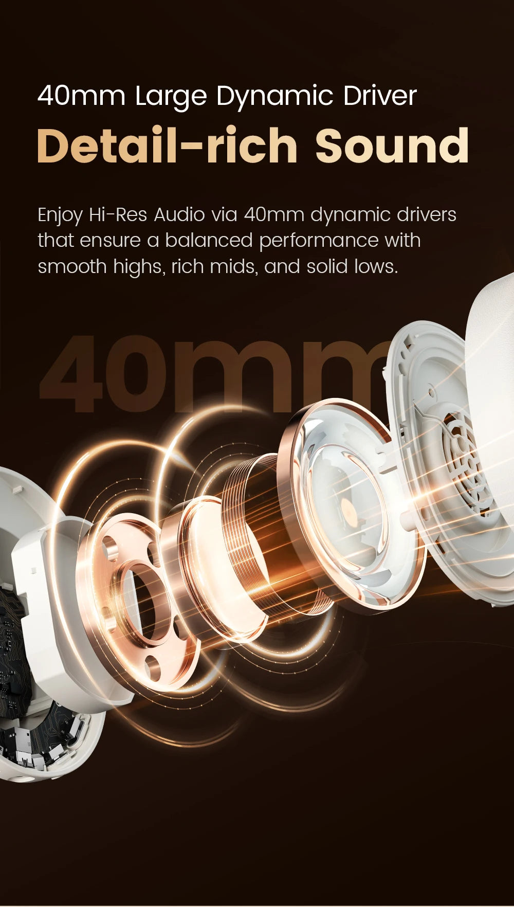 Filwans H Zero pro -50dB ANC Headphones Hi-Res AUDIO Wireless Bluetooth 5.4 5 Microphone Headset 3.5mm PC Gaming Gamer Earphones