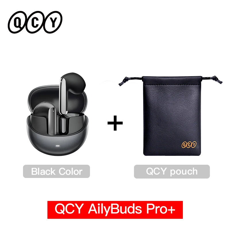 QCY HT10 AilyBuds Pro+ ANC Bluetooth Wireless Earphone Adaptive AI Audio Hi-res LDAC Earbuds ANC dual Connection Headphone