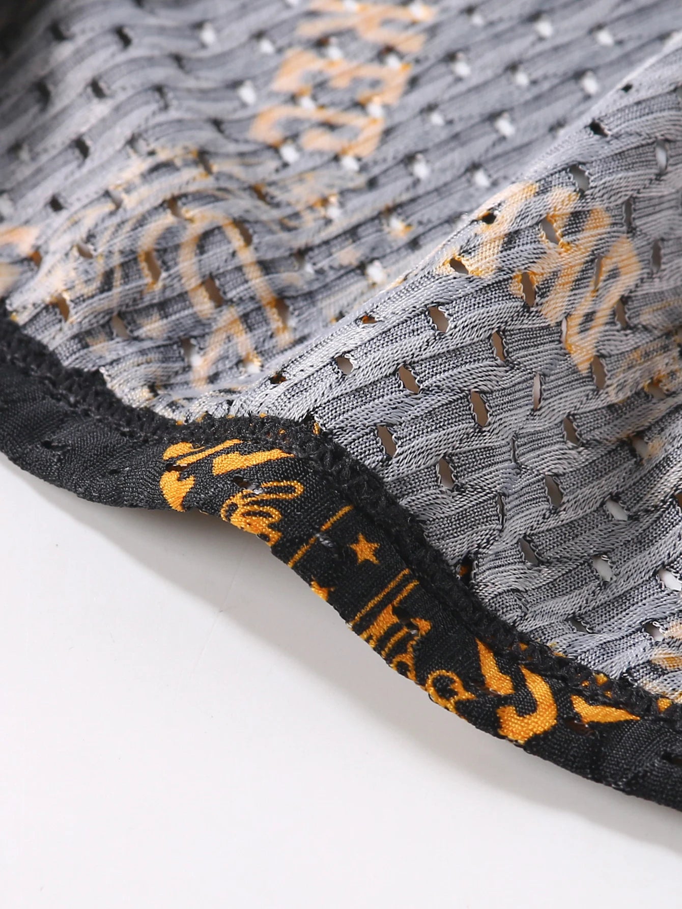 Light Luxury Gold Belt Men's ice silk briefs summer thin mesh anti-bacterial crotch shorts top 5-piece combination