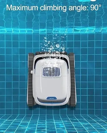 VOXIV Cordless Robotic Pool Cleaner with Wall Climbing - Over 120mins Runtime Automatic Pool Vacuum