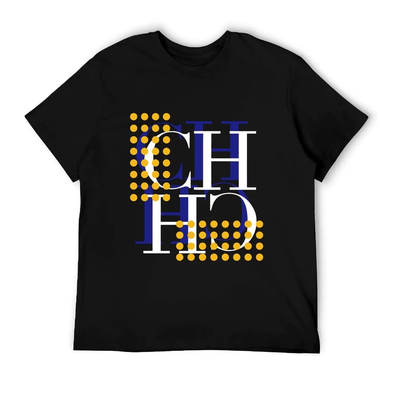 CHCH Men T Shirt Summer Cotton Tops Fashion Tshirts O-neck Round Collar Short-Sleeve Men Top Tees
