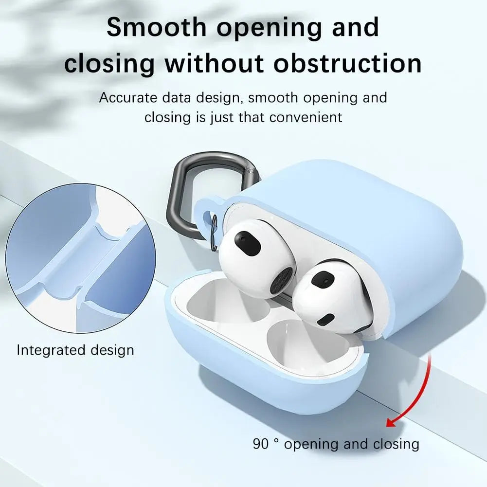New For Airpods 4 Case Silicone Earphone Case with Active Noise Cancellation Shockproof Protective Case for Apple Airpods 4 2024