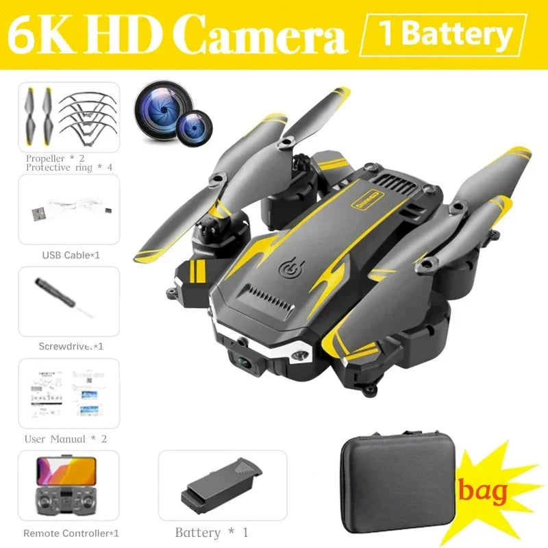G6 Pro GPS Professional Drone 8K HD Dual-Camera Aerial Photography Omnidirectional Obstacle Avoidance Quadrotor RC Distance 5KM