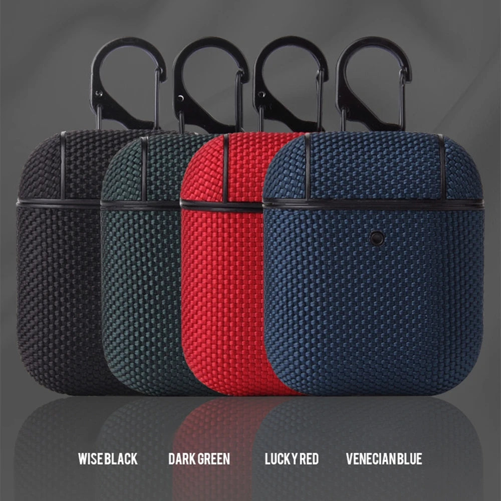 Case for Airpods 4 2024 nylon For AirPodsPro Textile Cloth Air pods 3 2 Airpod pro anti Fingerprints protector for Airpods pro 2