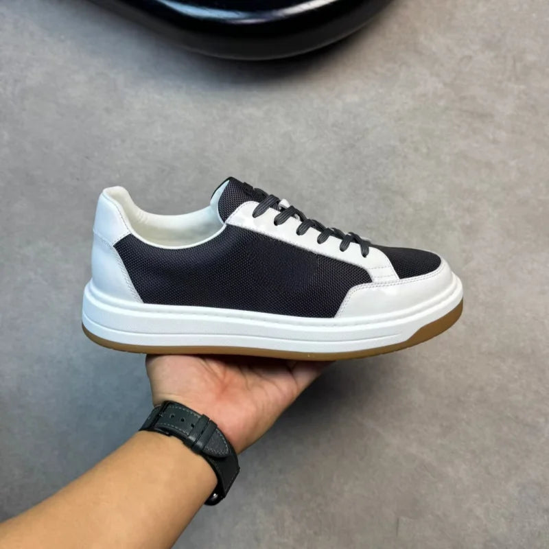 DOWNTOWN Designer Mens Shoes Sneakers Platform Shoes Casual Chaussure Leather Mens Trainers Luxury Running Sports Shoes