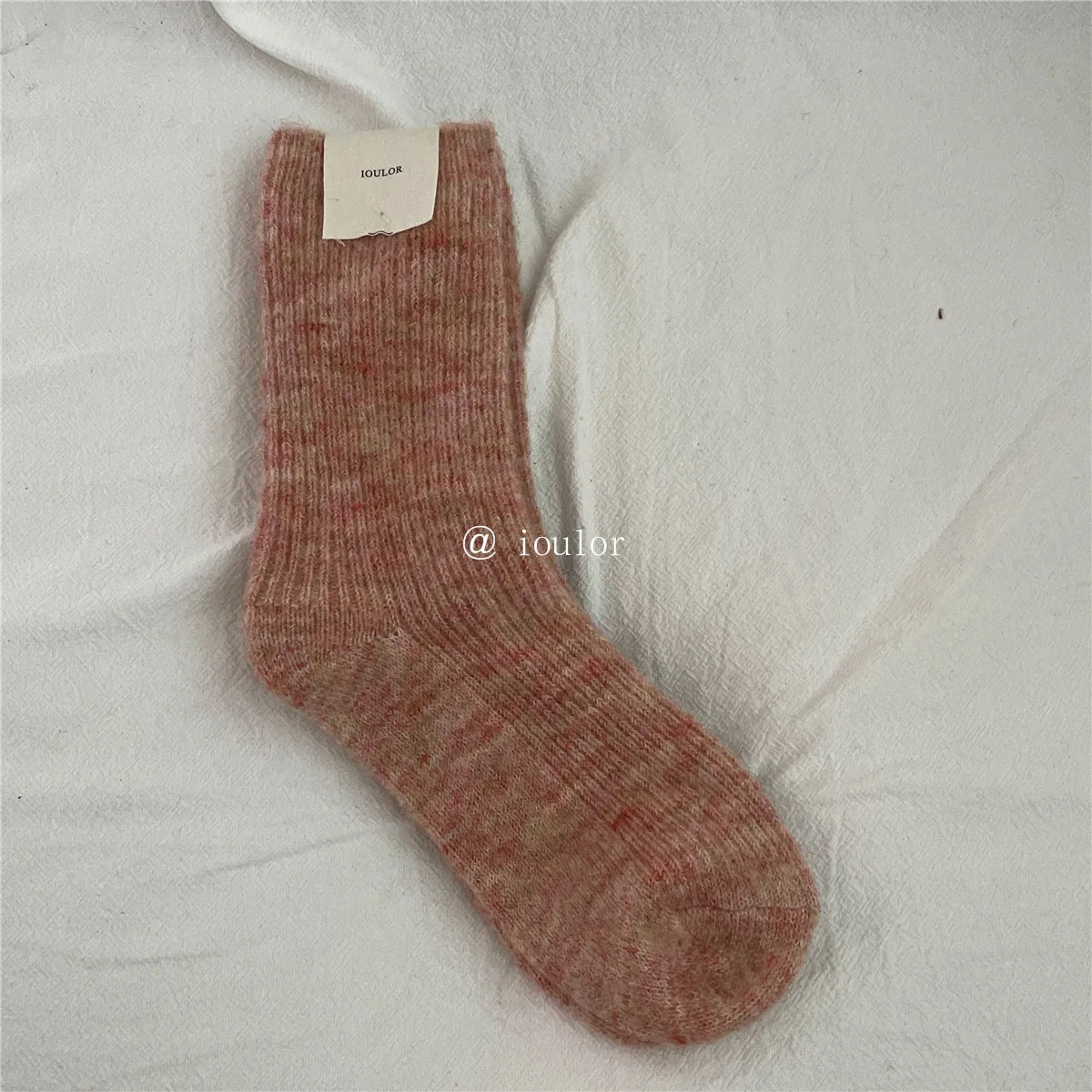 Autumn Winter Thermal Women Socks 9% Wool Cashmere Thicken Warm Long Socks Japanese Style Knitting Harajuku Homewear Crew Socks