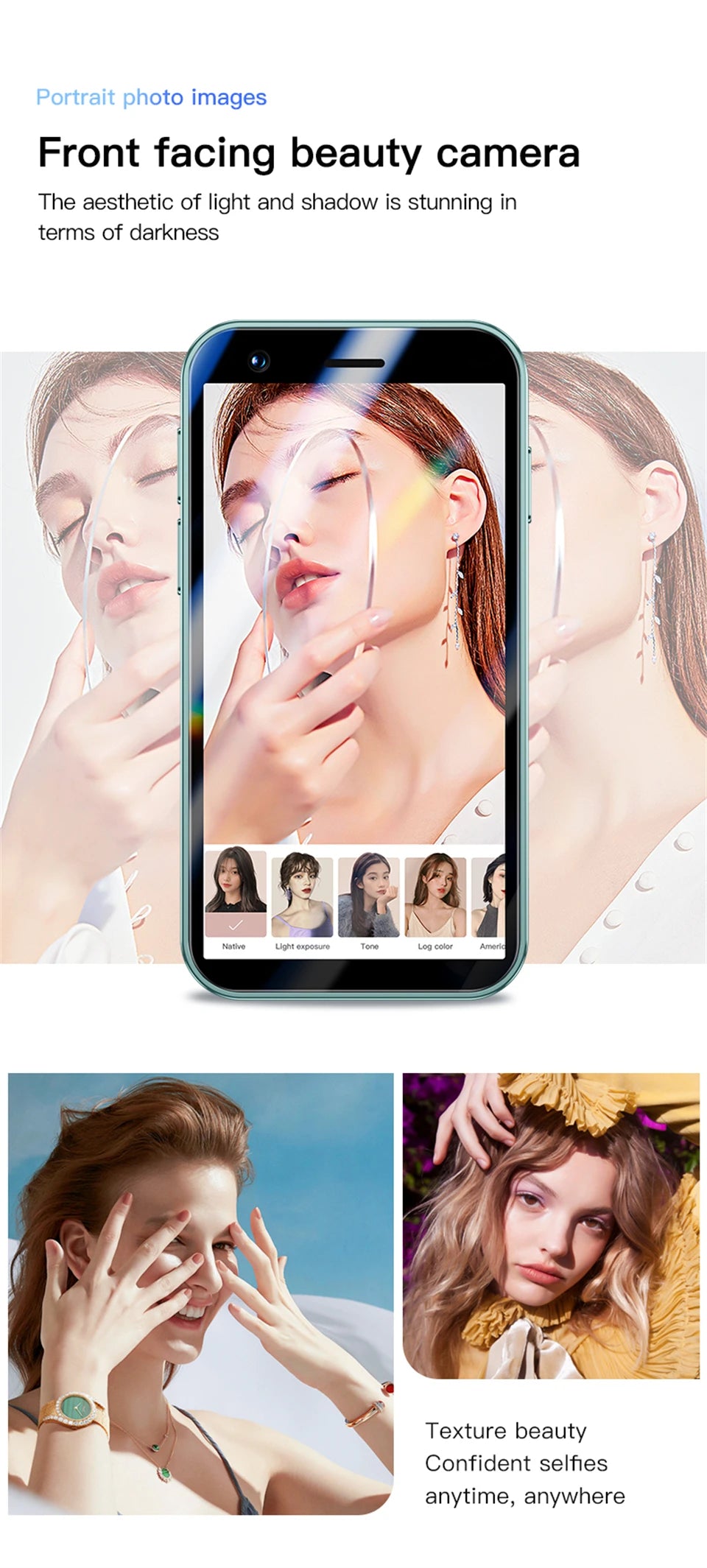 SOYES P70 Pro Max Mini Android8.1 Smartphone 3.0 Inches 2000mAh Face ID Dual SIM Standby Play Store 3G Little Phone
