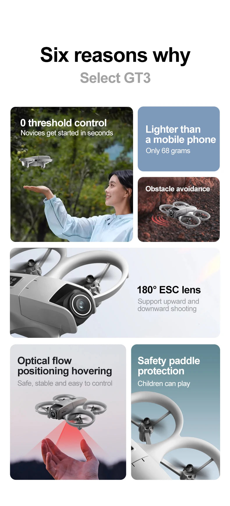 NEW Original GT3 MINI Drone 8K GPS Professional HD Aerial Photography Remote Control Aircraft HD Dual Camera Quadcopter Toy Gift