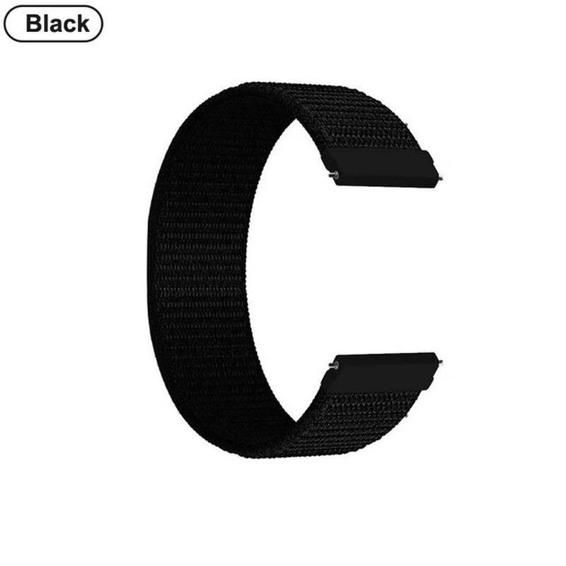 20Mm 22Mm Woven Nylon Sport Loop Watch Band Strap Quick Release Spring Pins USA