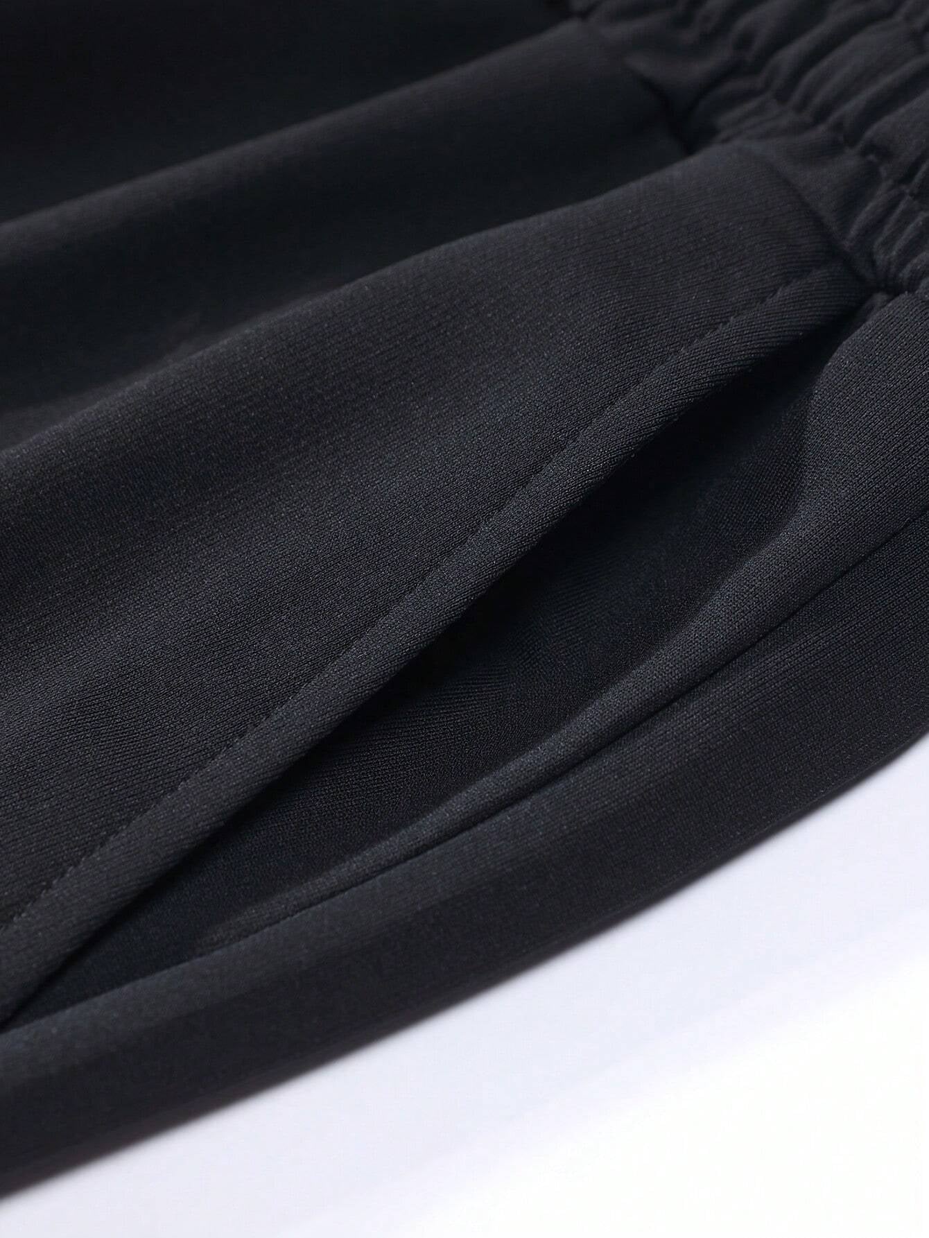 3Pcs/Set Spring and Autumn New Casual Sportswear Men'S Drawstring Waist Cargo Pants