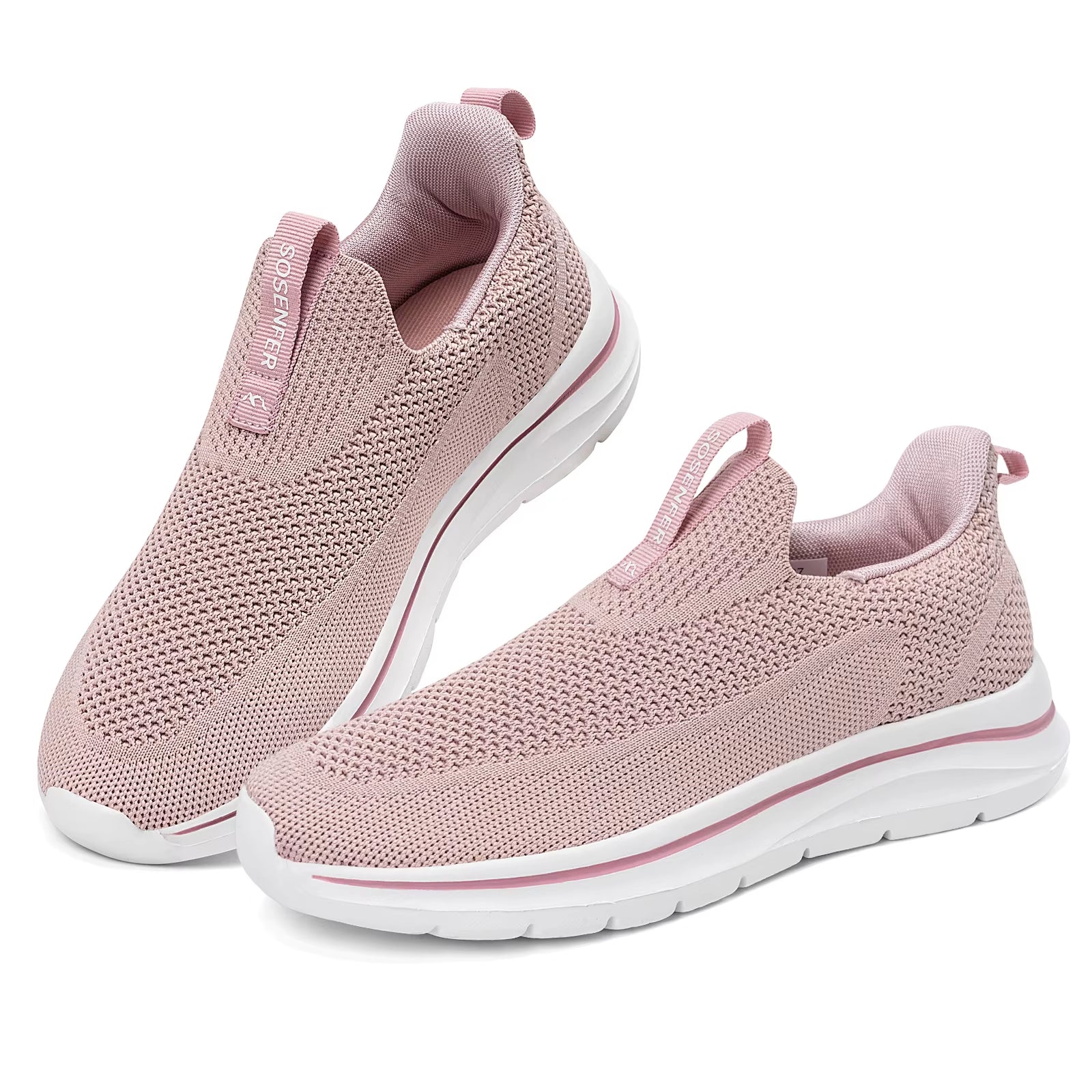 2025 Best Selling Women'S Breathable Mesh Sneakers Casual Lightweight Shoes with Lighted Upper Fabric Dropshipping Product