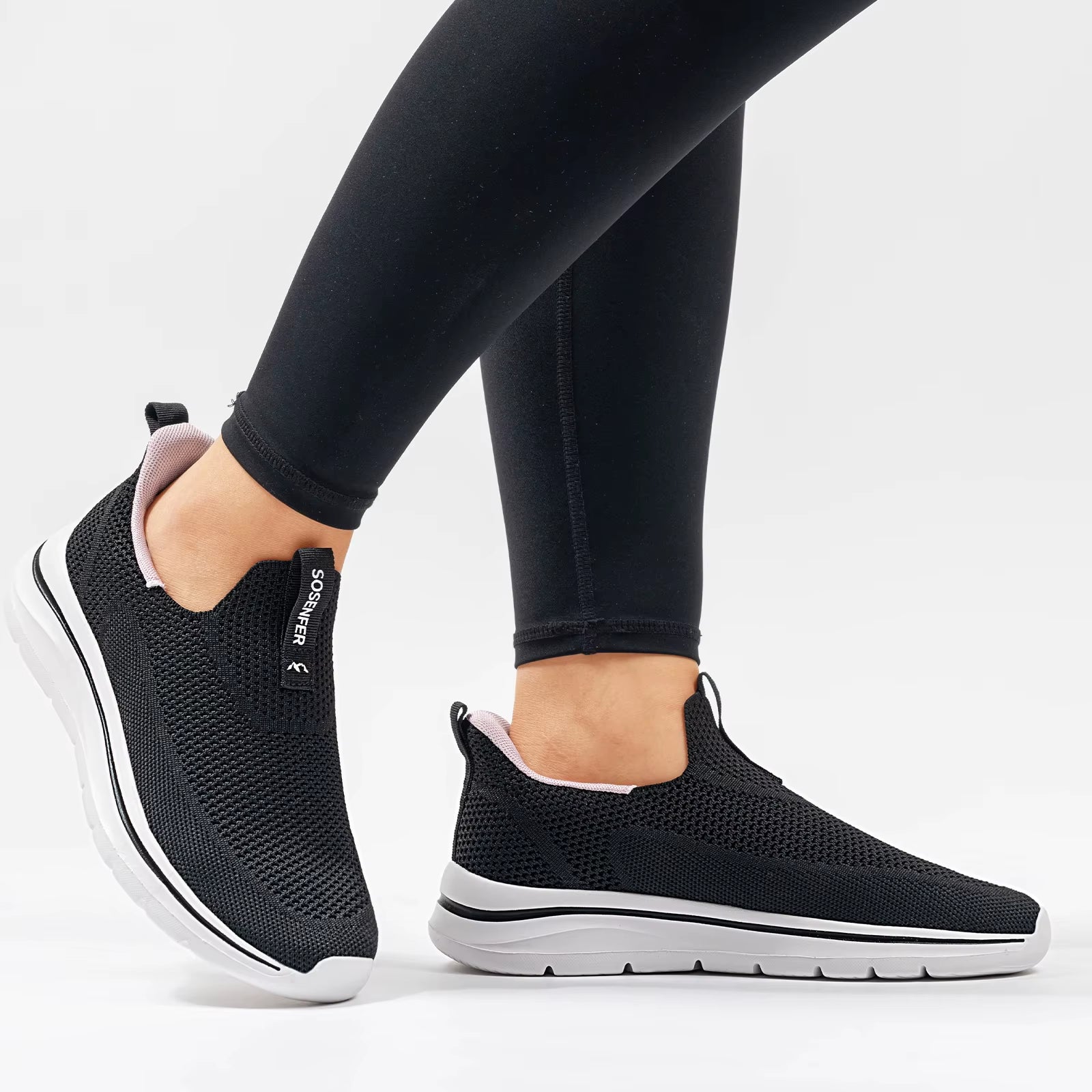 2025 Best Selling Women'S Breathable Mesh Sneakers Casual Lightweight Shoes with Lighted Upper Fabric Dropshipping Product
