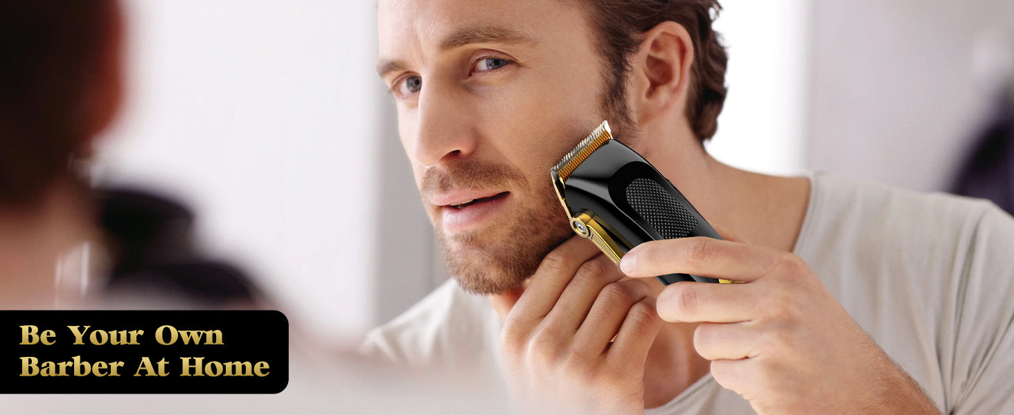 SEJOY 2 Pcs/set Hair Clippers Men Trimmer Kit for Barber Mens Beard Haircut Set Professional Hair Cutting Barber Machines