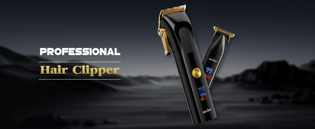 SEJOY 2 Pcs/set Hair Clippers Men Trimmer Kit for Barber Mens Beard Haircut Set Professional Hair Cutting Barber Machines