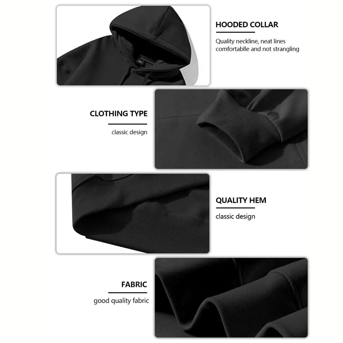 270g Heavyweight Fit Hooded Sweatshirt Comfortable Casual Wear for Men And Women Autumn And Winter Daily Outdoor Travel Top