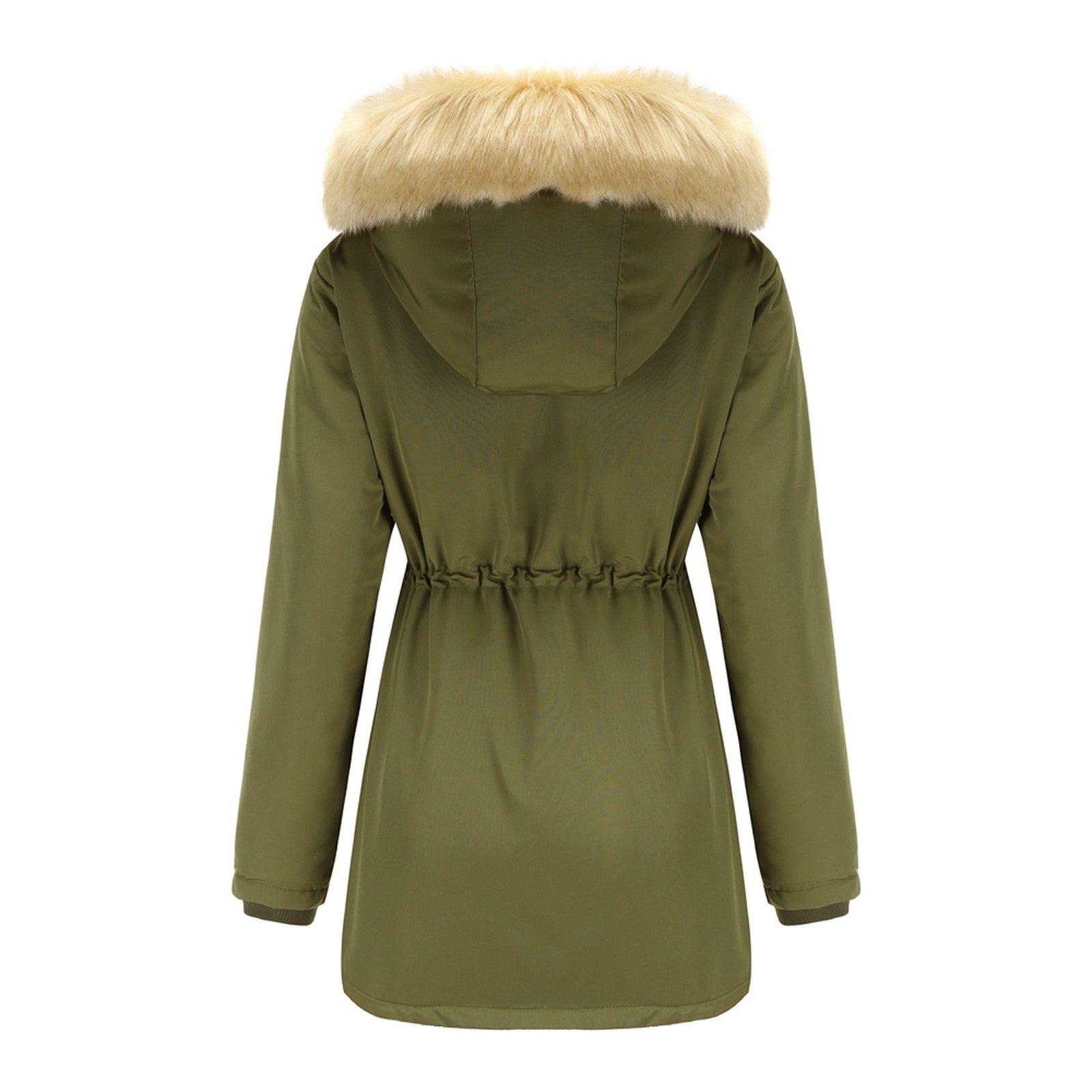 2022 Women Winter Military Coats Cotton Wadded Hooded Jacket Casual Parka Thickness Warm Plus Size Quilt Snow Outwear Abrigos