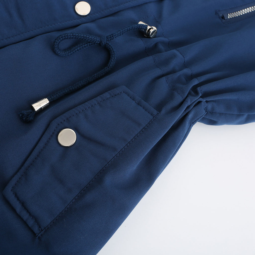 2022 Women Winter Military Coats Cotton Wadded Hooded Jacket Casual Parka Thickness Warm Plus Size Quilt Snow Outwear Abrigos