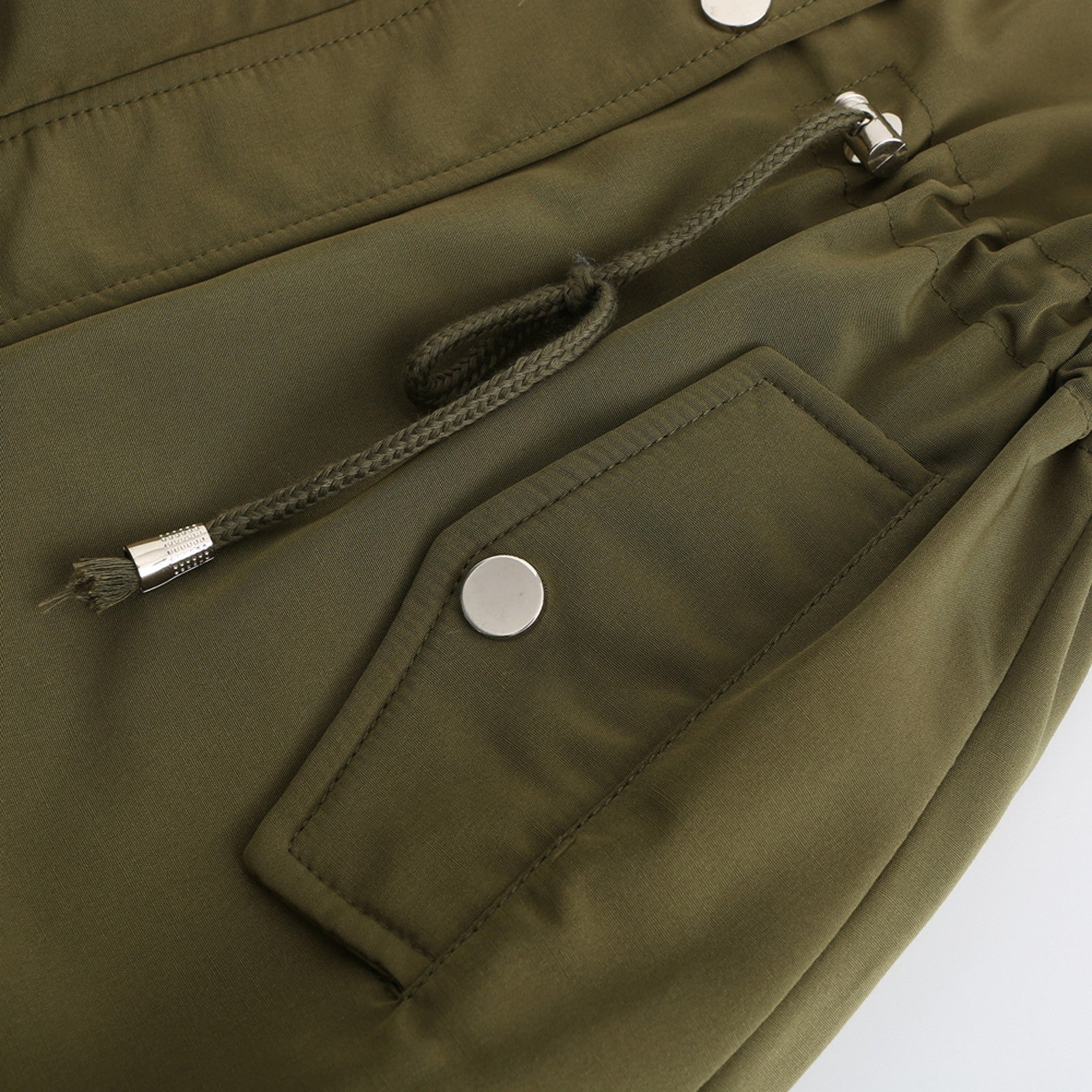 2022 Women Winter Military Coats Cotton Wadded Hooded Jacket Casual Parka Thickness Warm Plus Size Quilt Snow Outwear Abrigos