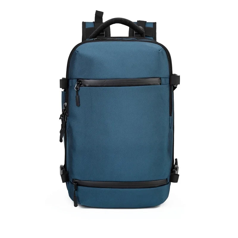 OZUKO New Men Backpack for 15"17" Laptop Backpacks Water Repellent Multifunction Bag USB Charging Travel Backpack Large Mochila