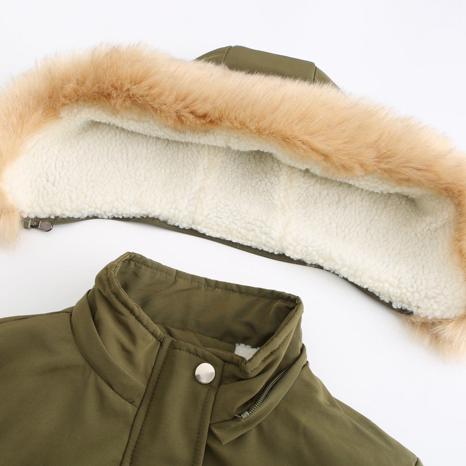 2022 Women Winter Military Coats Cotton Wadded Hooded Jacket Casual Parka Thickness Warm Plus Size Quilt Snow Outwear Abrigos