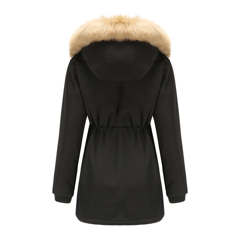 2022 Women Winter Military Coats Cotton Wadded Hooded Jacket Casual Parka Thickness Warm Plus Size Quilt Snow Outwear Abrigos