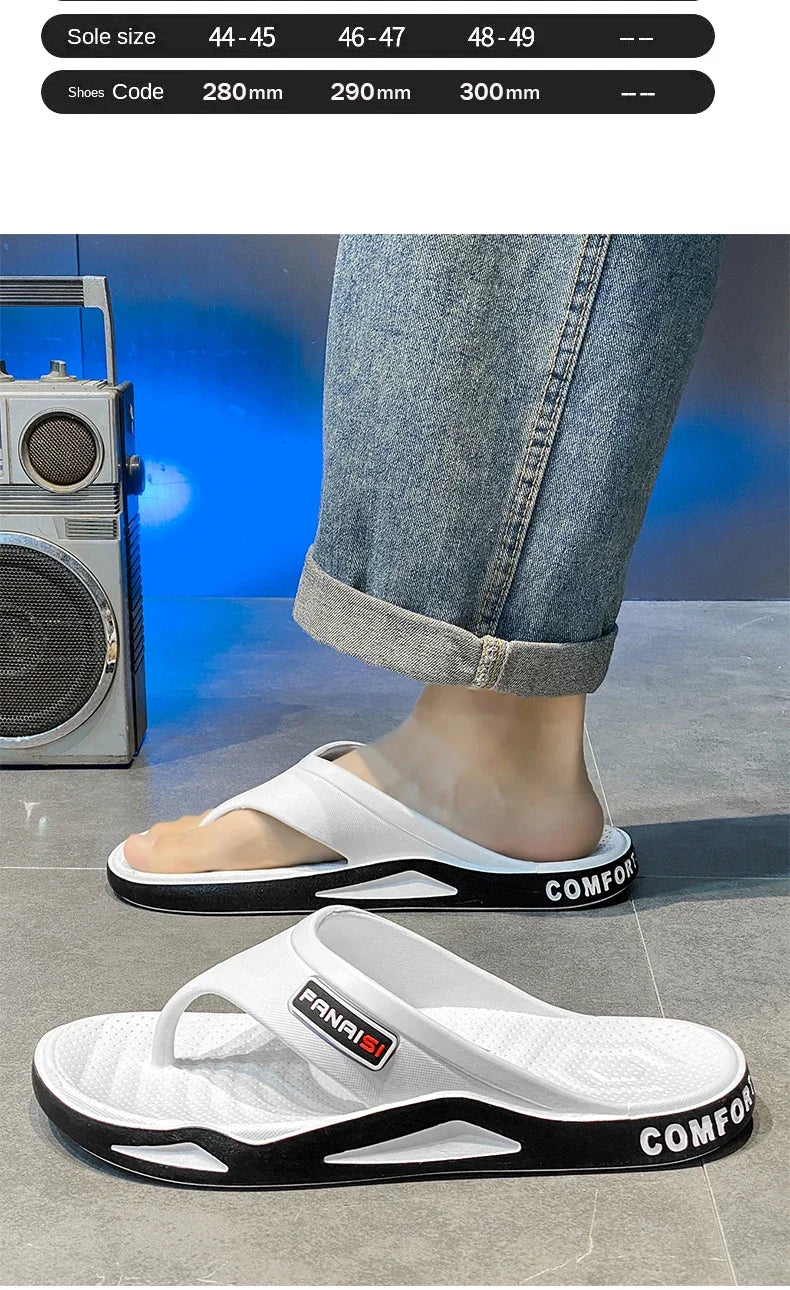 New 2026 Flip Flops For Man Flip-Flops Sports Beach Sandals Men Casual Fashion & Trend Comfortable Shoes House Home Outdoor